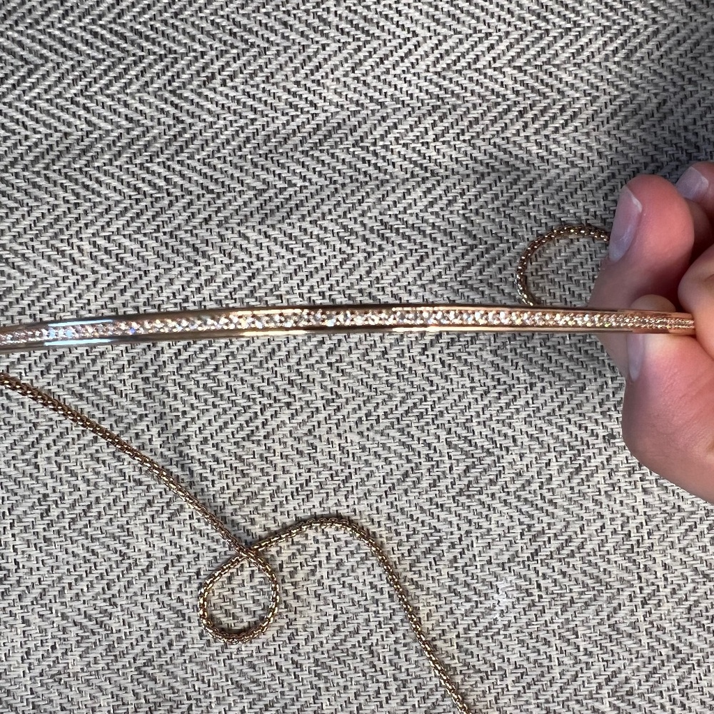 Kendra Scott rose gold choker/necklace